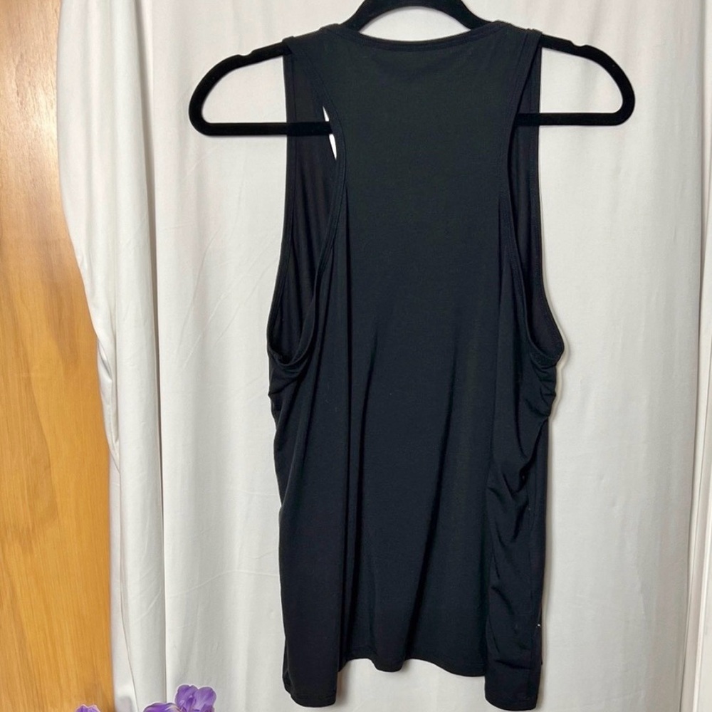 Orange Theory Black Just Row With It Graphic Tank Top Size XL - Picture 5 of 8